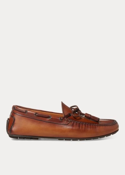 Ralph Lauren Burnished Calf Harold Loafers Herre Danmark (IKDLG5237)